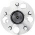 WE61057 by NTN - Wheel Bearing and Hub Assembly - Steel, Natural, with Wheel Studs
