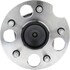 WE61058 by NTN - Wheel Bearing and Hub Assembly - Steel, Natural, with Wheel Studs