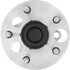 WE61043 by NTN - Wheel Bearing and Hub Assembly - Steel, Natural, with Wheel Studs