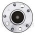 WE61386 by NTN - Wheel Bearing and Hub Assembly - Steel, Natural, with Wheel Studs