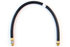 453230 by TRAMEC SLOAN - 3/8 Adapter Style Hose Assembly, 30, 3/8 Fixed 3/8 Swivel, Black
