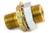 55646 by TRAMEC SLOAN - Bulkhead Fitting, Brass, 1-29/32, .55 x 1.460 Steel Nut