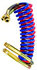 451091N by TRAMEC SLOAN - Coiled Air with Brass Handle, 15', SET, 12 & 48 LEADS, 1/2 NPT