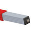 080-01042 by TRAMEC SLOAN - Cargo Bar - SL-30 Series, 84 Inch-114 Inch F-Track Ends -Red Powder Coat