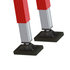 080-01074 by TRAMEC SLOAN - Cargo Bar - SL-20 Series, 69 Inch-96 Inch Articulating Feet-Red Powder Coat