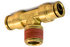 S272PMTNS-4-2 by TRAMEC SLOAN - Air Brake Fitting - 1/4 Inch x 1/8 Inch Male Branch Tee - Push-In