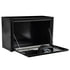1703322 by BUYERS PRODUCTS - 15 x 13 x 24in. Black Steel Underbody Truck Box with T-Handle