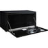 1703326 by BUYERS PRODUCTS - 15 x 13 x 36in. Black Steel Underbody Truck Box with T-Handle