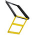 5232000YEL by BUYERS PRODUCTS - Truck Cab Side Step - 2-Rung, Retractable Ladder