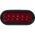 5626157 by BUYERS PRODUCTS - Brake / Tail / Turn Signal Light - 6 in., Red Lens, Oval, with 6 LEDS