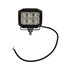 1492232 by BUYERS PRODUCTS - Flood Light - 4 inches, Square, LED, with Strobe