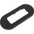 8891711 by BUYERS PRODUCTS - Strobe Light Gasket - 6 in.,Black, Recessed Mount