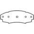 Bendix MRD315 Disc Brake Pad Set Global Semi-Met Disc Pad