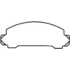 MRD326 by BENDIX - Global Semi-Met Disc Pad