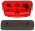 TL  26353R by FREIGHTLINER - Marker Light - Red Rectangular, 1 Bulb, Bracket Mount, Hardwired, Stripped End, 12V, Kit