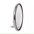 TL97814 by FREIGHTLINER - Door Mirror - 8-1/2” Stainless Steel Offset Mount Convex Mirror with L Bracket