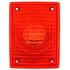 TL  99086R by FREIGHTLINER - Marker Light Lens - Rectangular, Red, Acrylic, Replacement Lens for Do-Ray (8845R/Y-1)