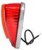 TL  26354R by FREIGHTLINER - Marker Light - 26 Series, Incandescent, Red Triangular, Hardwired, Stripped End, 12V
