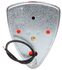 TL  26354R by FREIGHTLINER - Marker Light - 26 Series, Incandescent, Red Triangular, Hardwired, Stripped End, 12V