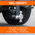 1802000 by BUYERS PRODUCTS - Trailer Hitch - Adjustable, 3 Rotating Tow Balls, for 2 in. Hitch Receivers