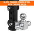 1802000 by BUYERS PRODUCTS - Trailer Hitch - Adjustable, 3 Rotating Tow Balls, for 2 in. Hitch Receivers