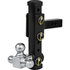 1802000 by BUYERS PRODUCTS - Trailer Hitch - Adjustable, 3 Rotating Tow Balls, for 2 in. Hitch Receivers