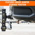 1802000 by BUYERS PRODUCTS - Trailer Hitch - Adjustable, 3 Rotating Tow Balls, for 2 in. Hitch Receivers