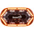 8891170 by BUYERS PRODUCTS - Mini Warning Light Bar - Amber, 48 LEDs, Clear Acrylic Lens, 24 Watts, 12-24 VDC