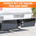 8597215 by BUYERS PRODUCTS - Trailer Stone Guard - 72 in. Width, with 15 in. Rubber Flaps, Hitch-Mounted