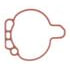 Victor G31596 THROTTLE BODY GASKET