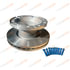 RUW76902 by TORQSTOP - Disc Brake Rotor - Vented, Smooth Surface, Zinc-Aluminum Coating