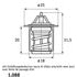 1.088.83 by HELLA - THERMOSTAT INSERT PO