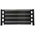 1236 by HAYDEN - Oil Cooler - 8"x18"x1.5", Copper Tube, Aluminum Fins, Black, Universal, w/Bracket