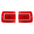 111118 by UNITED PACIFIC - Tail Light - Driver and Passenger Side, 41 LED, Red Lens, for 1965 Chevrolet Chevelle/Malibu