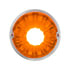 20409 by UNITED PACIFIC - Marker Light - Amber, LED, Dual Function, Flush Mount Watermelon Style