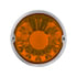 20409 by UNITED PACIFIC - Marker Light - Amber, LED, Dual Function, Flush Mount Watermelon Style