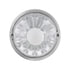 20412 by UNITED PACIFIC - Marker Light - White, LED, Dual Function, Flush Mount Watermelon Style