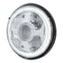 31499 by UNITED PACIFIC - Headlight - 7", White, LED, with Dual Color LED Halo and Classic Lens