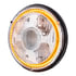 31499 by UNITED PACIFIC - Headlight - 7", White, LED, with Dual Color LED Halo and Classic Lens