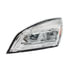 32912 by UNITED PACIFIC - Headlight Assembly - Driver Side, Chrome, LED, For 2018-2024 Freightliner Cascadia, Classic Style