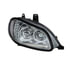 35730 by UNITED PACIFIC - Headlight - R/H, Chrome, LED, High/Low Beam, for 2002+ Freightliner M2