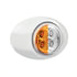 36030 by UNITED PACIFIC - Clearance Light - 4 LED, Amber and White LED, Clear Lens, Double Fury