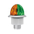 39232 by UNITED PACIFIC - Clearance Light - 3/4", 4 LED, Mini Watermelon, Amber and Green LED, Clear Lens, Double Fury