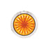 39232 by UNITED PACIFIC - Clearance Light - 3/4", 4 LED, Mini Watermelon, Amber and Green LED, Clear Lens, Double Fury