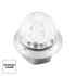 39235 by UNITED PACIFIC - Clearance Light - 3/4", 4 LED, Mini Watermelon, Amber and White LED, Clear Lens, Double Fury