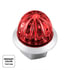 39236 by UNITED PACIFIC - Clearance Light - 3/4", 4 LED, Mini Watermelon, Red and Blue LED, Clear Lens, Double Fury