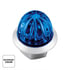 39236 by UNITED PACIFIC - Clearance Light - 3/4", 4 LED, Mini Watermelon, Red and Blue LED, Clear Lens, Double Fury