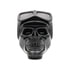 70806B by UNITED PACIFIC - Manual Transmission Shift Knob - Black, Aluminum, Skull Biker Design 1/2"-13 Thread-On