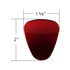 71011 by UNITED PACIFIC - Manual Transmission Shift Knob Cap - Candy Red, Plastic, for 9/10/13/15/18 Speed