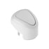 71013 by UNITED PACIFIC - Manual Transmission Shift Knob Cap - Pearl White, Plastic, for 9/10/13/15/18 Speed